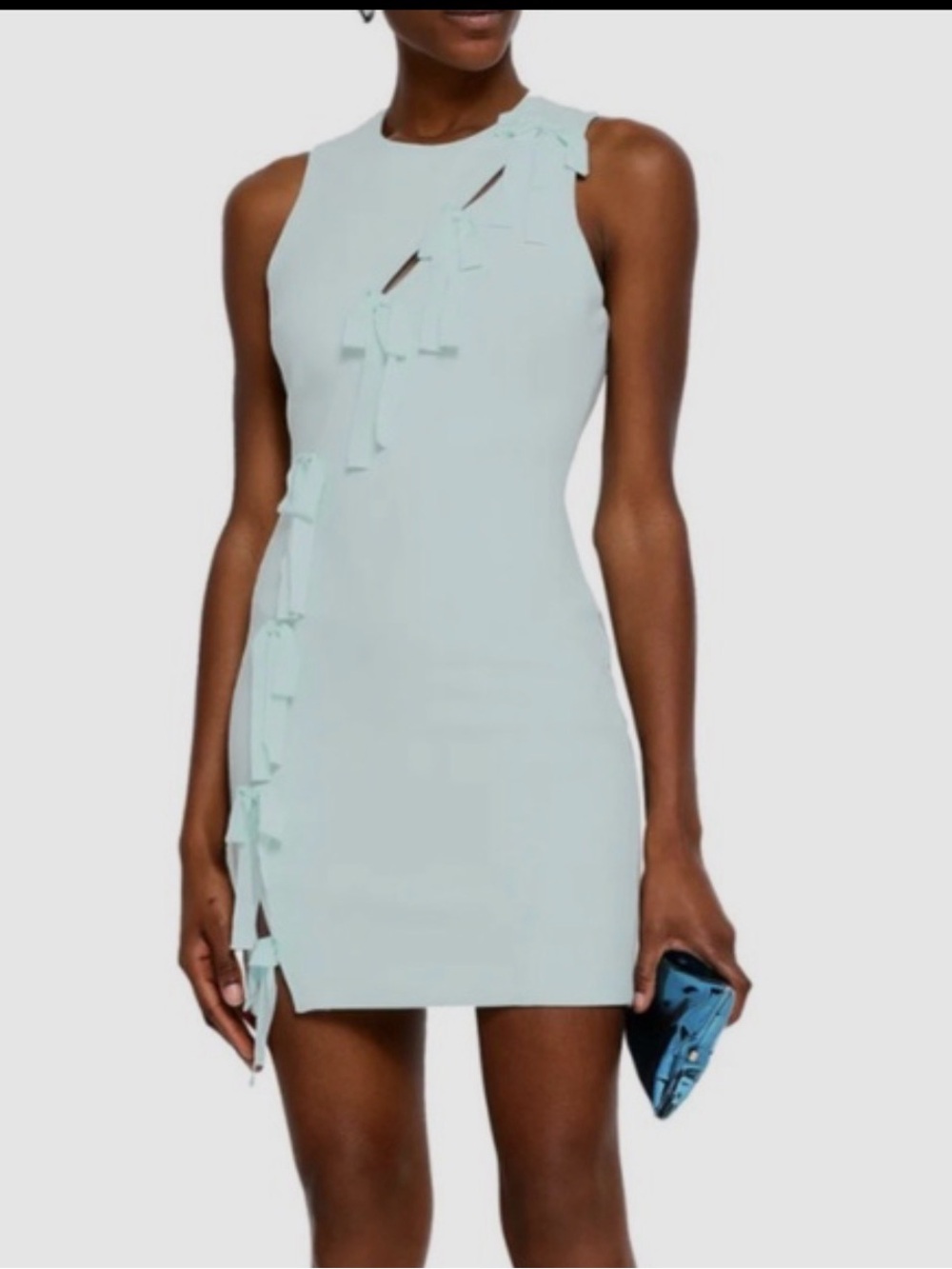 cinq a sept Bow-Detail Sleeveless Midi Dress